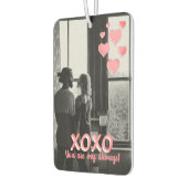 Romantic Pink Hearts XOXO 2 Foto Valentijn Luchtverfrisser (Links)
