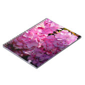 Romantic Pink Hydrangea Notitieboek (Linkerzijde)