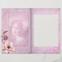 Romantic Pink Journal Scrapbook Page