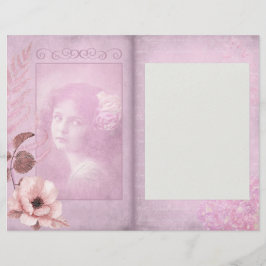 Romantic Pink  Journal Scrapbook Page