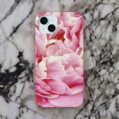 Romantic Pink Peony Petals Closeup Case-Mate iPhone Case