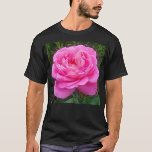 Romantic Pink Rose "Leonardo Da Vinci" T-shirt