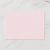Romantic Pink Waterverf Flowers Registry Kaart (Achterkant)