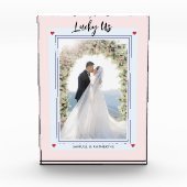 Romantic Playing Card Aesthetic Custom Names   Fotoblokken (Voorkant)