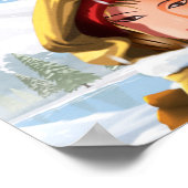 Romantic Prettige feestdagen Winter Love Poster Pa (Hoek)