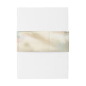 Romantic Pumpkin Crest Monogram Weddenschap Uitnodigingen Wikkel (Achterkant Voorbeeld)