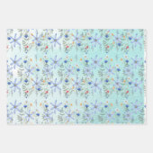 Romantic purple botanical wallpaper inpakpapier vel (Voorkant 3)