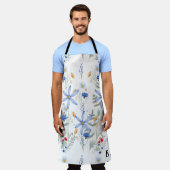 Romantic purple botanical wallpaper schort (Gedragen)