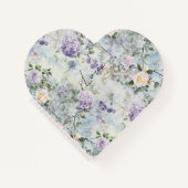 Romantic Purple Lavender Cream Floral Notitieboek (Voorkant)