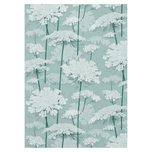 Romantic Queen Annes Lace Pattern | Munt Tafelkleed (Voorkant)