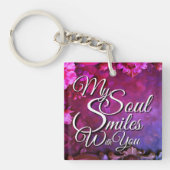 Romantic Quote Keychain Small Valentine's Gift (voorkant)