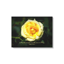 Romantic Quote Yellow English Roos