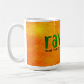 Romantic RAWR T-rex Dinosaur Koffiemok (Links)