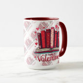 Romantic Reading Vibes Cozy Valentine Gift Mok (Voorkant rechts)