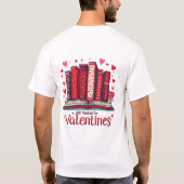 Romantic Reading Vibes Cozy Valentine Gift T-shirt (Achterkant)