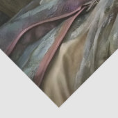 Romantic Reclining Woman Floral Portrait Decoupage Tissuepapier (Detail)