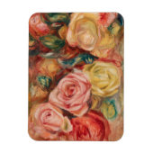 Romantic red and pink roses Pierre Auguste Renoir Magneet (Verticaal)