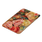 Romantic red and pink roses Pierre Auguste Renoir Magneet (Linkerzijde)