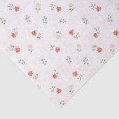 Romantic Red Blush Pink Roses Love Tissuepapier (Detail)
