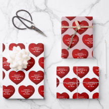 Romantic Red Heart met Name Valentijn Day