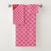 Romantic Red Hearts Valentine Bath Towel Boyfriend Bad Handdoek (Insitu)