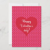 Romantic Red Hearts Valentine Card for Husband Feestdagenkaart (Voorkant)