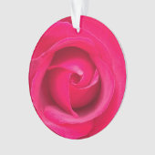 Romantic Red Pink Rose Ornament (voorkant)