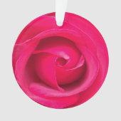 Romantic Red Pink Rose Ornament (voorkant)
