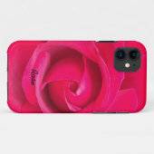 Romantic Red Pink Rose Persoonlijk Case-Mate iPhone Case (Achterkant (horizontaal))