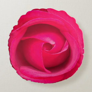 Romantic Red Pink Rose Rond Kussen