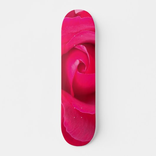 Romantic Red Pink Rose Skateboard (Voorkant)