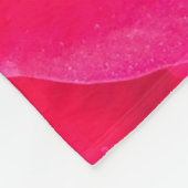 Romantic Red Pink Rose v2 Fleece Deken (Hoek)