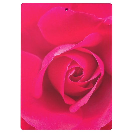 Romantic Red Pink Rose v2 Klembord (Achterkant)