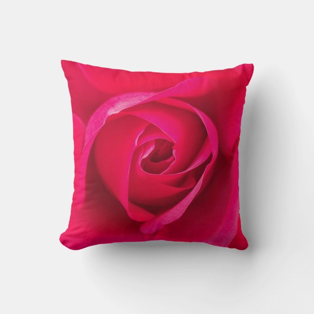 Romantic Red Pink Rose v2 Kussen (Voorkant)
