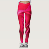 Romantic Red Pink Rose v2 Leggings (Voorkant)