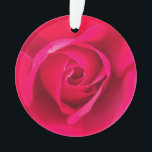 Romantic Red Pink Rose v2 Ornament<br><div class="desc">Romantische roze en rode roos.</div>