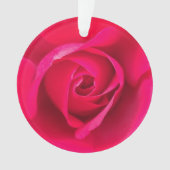 Romantic Red Pink Rose v2 Ornament (voorkant)
