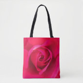 Romantic Red Pink Rose v2 Tote Bag (Voorkant)