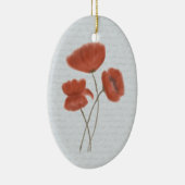 Romantic Red Poppies Ornament (Rechts)