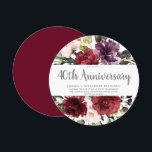 Romantic Red Rose 40th Wedding Jubileum Kaart<br><div class="desc">Romantic Red Rose 40th Wedding Jubileum Invitation Bekijk het collectie in Niche en Nest Store</div>