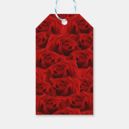 Romantic Red Rose Cadeaulabel