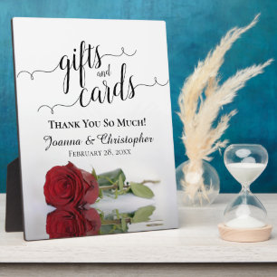 Romantic Red Rose Gifts & Kaarten Weddenschap Fotoplaat