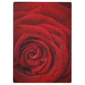 Romantic Red Rose Klembord (Achterkant)