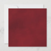 Romantic Red Rose met Oval Foto Weddenschap Save The Date (Achterkant)