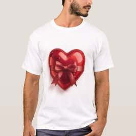 Romantic Red Rose Valentine Couple Love T-shirts