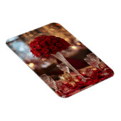 Romantic Red Rose Valentine Decorative Photo Magneet (Rechterzijde)