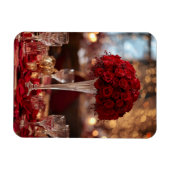 Romantic Red Rose Valentine Decorative Photo Magneet (Horizontaal)