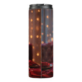 Romantic Red Rose Valentine Insulated Thermosbeker (Achterkant)