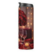 Romantic Red Rose Valentine Insulated Thermosbeker (Geroteerd rechts)
