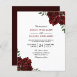 Romantic Red Roses Budget Weddenschap<br><div class="desc">Romantic Red Roses Budget Wedding Invitation Een goedkoper alternatief dan een standaarduitnodiging.</div>